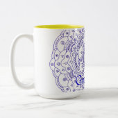 2 Couleurs Tasse de mandala de gratitude (Gauche)