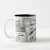 2 Couleurs tasse de manga (Gauche)