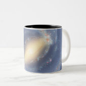 2 Couleurs Tasse de manière laiteuse (Devant droit)