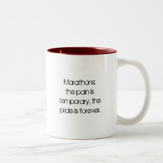 2 Couleurs Tasse de marathon