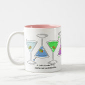 2 Couleurs Tasse de martini (Gauche)