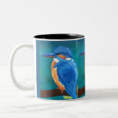 2 Couleurs Tasse de martins-pêcheur (Gauche)