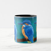 2 Couleurs Tasse de martins-pêcheur (Centre)