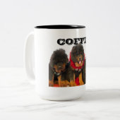 2 Couleurs Tasse de mastiff tibétain (Devant gauche)