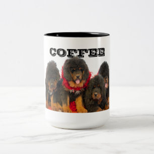 2 Couleurs Tasse de mastiff tibétain