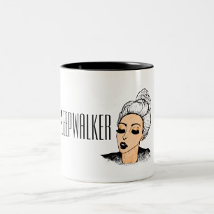 2 Couleurs Tasse de matin de fille de somnambule