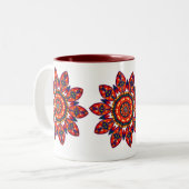 2 Couleurs Tasse de matin d'étoile d'Apache (Devant gauche)