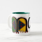 2 Couleurs Tasse de Mayo du comté (Devant gauche)