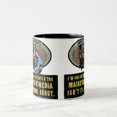 2 Couleurs Tasse de médias de courant principal (Centre)