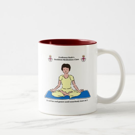 2 Couleurs Tasse de méditation (Droit)