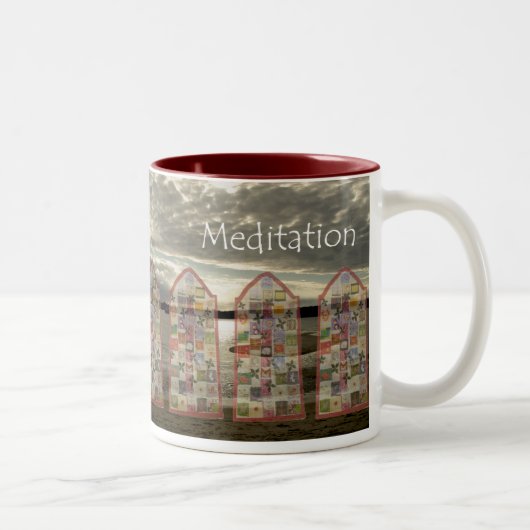 2 Couleurs Tasse de méditation de Mindfulness (Droit)