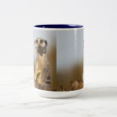 2 Couleurs Tasse de Meerkat (Centre)