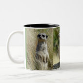 2 Couleurs Tasse de Meerkat (Gauche)