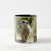 2 Couleurs Tasse de Meerkat (Centre)