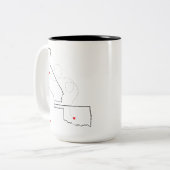 2 COULEURS TASSE DE MEILLEURS AMIS (Devant gauche)