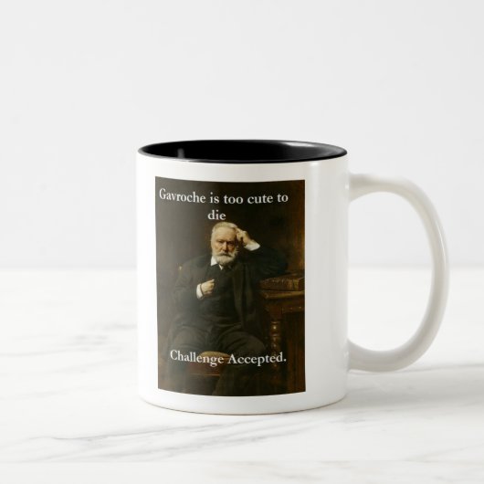 2 Couleurs Tasse de meme de Gavroche "Hugo" (Droit)