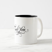 2 Couleurs Tasse de Merci (Devant droit)