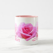 2 Couleurs Tasse de "mère" de rose de rose (Centre)