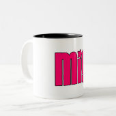 2 Couleurs Tasse de MIG (Devant gauche)