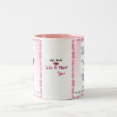 2 Couleurs TASSE de miroir de miroir (Centre)