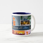 2 Couleurs Tasse de Mlle Wallace Rhymes With William (Devant droit)