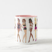 2 Couleurs Tasse de mode (Centre)