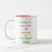 2 Couleurs Tasse de "MOIS" (Gauche)