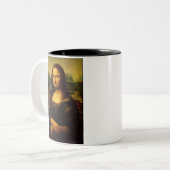 2 Couleurs Tasse de Mona Lisa (Devant gauche)