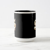 2 Couleurs Tasse de monogramme de la lettre S (Centre)