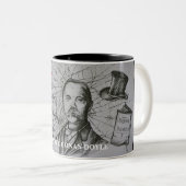 2 Couleurs Tasse de monsieur Arthur Conan Doyle (Devant droit)