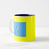 2 Couleurs Tasse "de montée" (Devant gauche)