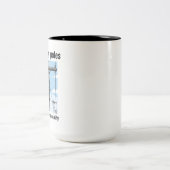 2 Couleurs Tasse de Monteur de Lignes Compétent (Centre)