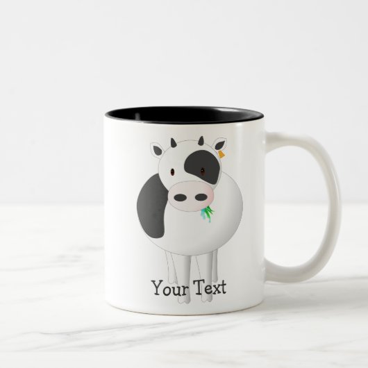2 Couleurs tasse de MOO-vache (Droit)