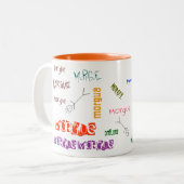 2 Couleurs Tasse de morgue (Devant gauche)