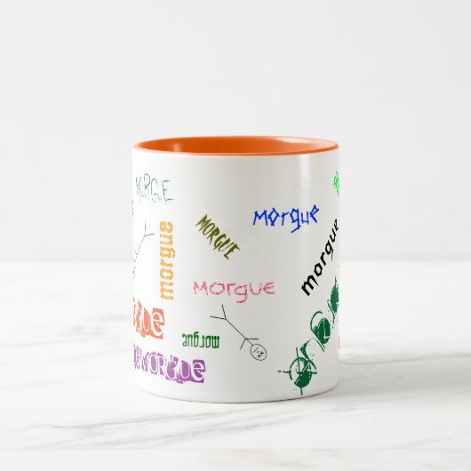 2 Couleurs Tasse de morgue (Centre)