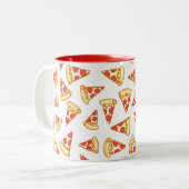 2 Couleurs Tasse de motif de dessin de tranche de pizza de (Devant gauche)