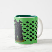 2 Couleurs Tasse de motif de Scottie (Devant droit)
