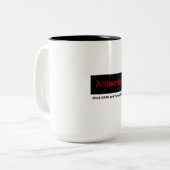 2 Couleurs Tasse de motivation (Devant gauche)