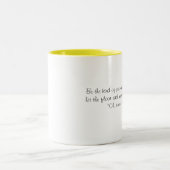 2 Couleurs Tasse de motivation (Centre)