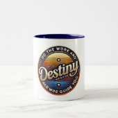 2 Couleurs tasse de motivation distendue (Centre)