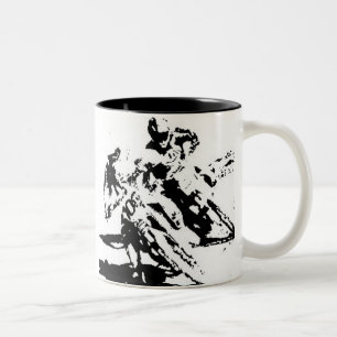 2 Couleurs Tasse de motocross