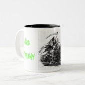 2 Couleurs Tasse de motocyclette (Devant gauche)