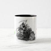 2 Couleurs Tasse de motocyclette (Centre)
