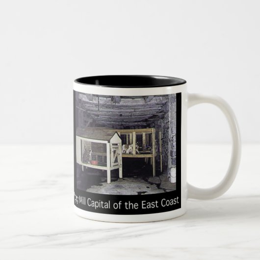 2 Couleurs Tasse de moulin de chiot (Droit)