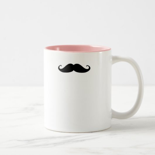 2 Couleurs Tasse de moustache (Droit)