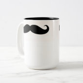 2 Couleurs tasse de moustache (Devant gauche)