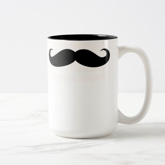 2 Couleurs tasse de moustache (Droit)