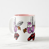 2 Couleurs TASSE de moustique (Devant gauche)