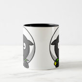 2 Couleurs Tasse de moutons de bande dessinée (Centre)