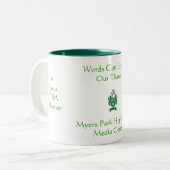 2 Couleurs Tasse de MPHS Media Center (Devant gauche)